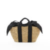 NATURAL - BLACK HDL - BLACK DENIM T POUCH