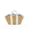 NATURAL - ECRU HDL - LIGHT BLUE DENIM T POUCH