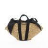 NATURAL - BLACK HDL - BLACK DENIM T POUCH