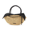 NATUREL - POIGNEES NOIRES - POCHE COTON T NOIRE