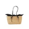 NATUREL - POIGNEES NOIRES - POCHE COTON T NOIRE